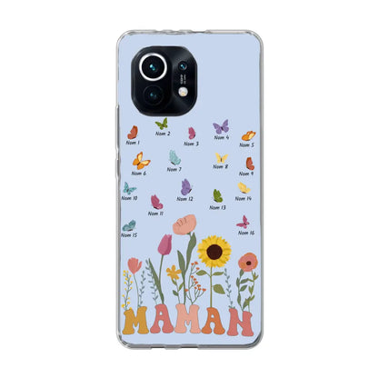 Prairie en papillons - Gepersonaliseerd telefoonhoesje