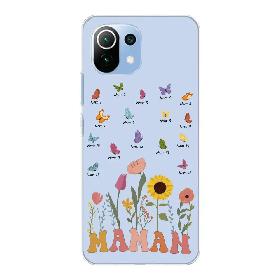 Prairie en papillons - Gepersonaliseerd telefoonhoesje