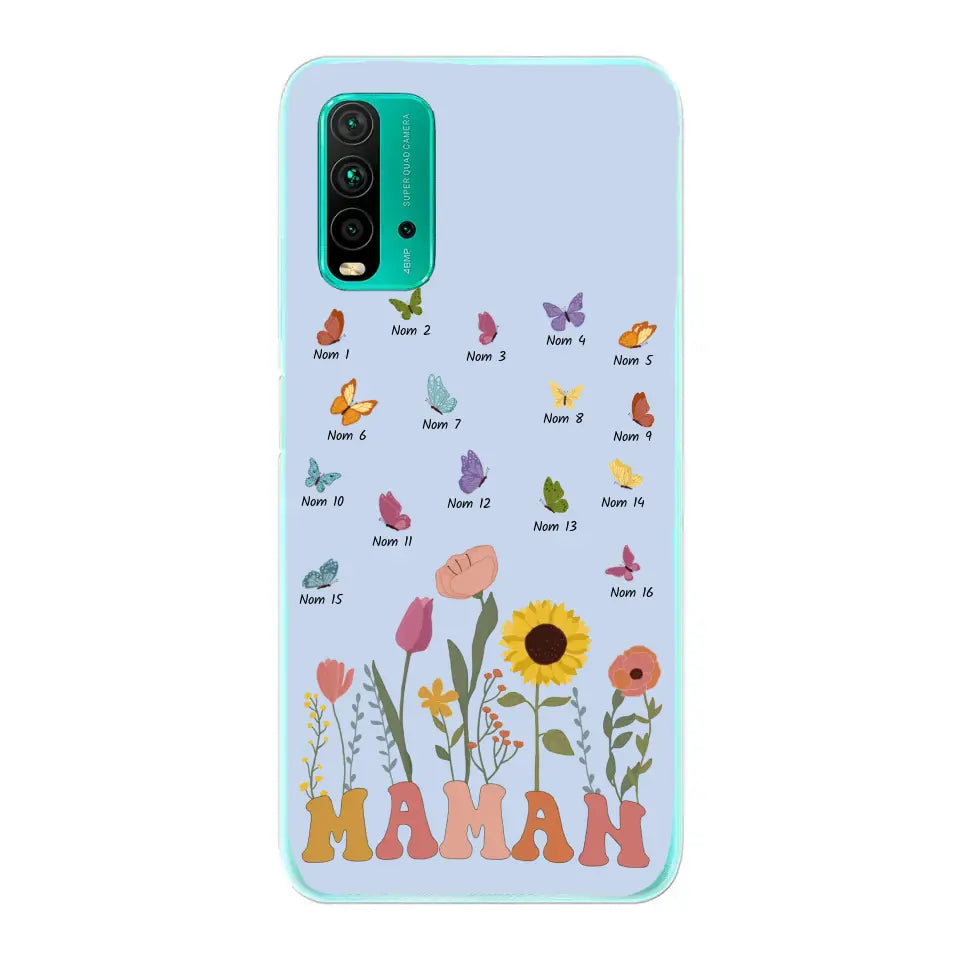 Prairie en papillons - Gepersonaliseerd telefoonhoesje