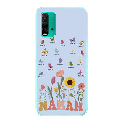 Prairie en papillons - Gepersonaliseerd telefoonhoesje