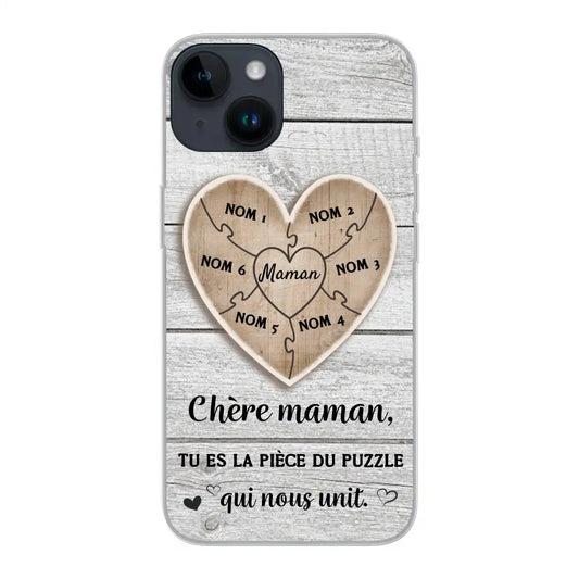 Puzzelstukje - Gepersonaliseerd telefoonhoesje