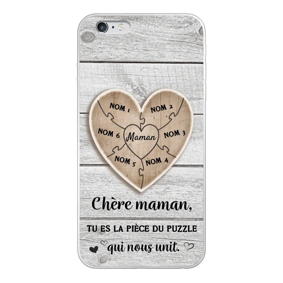 Puzzelstukje - Gepersonaliseerd telefoonhoesje