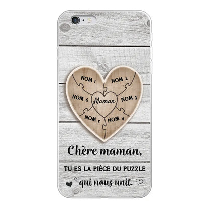 Puzzelstukje - Gepersonaliseerd telefoonhoesje