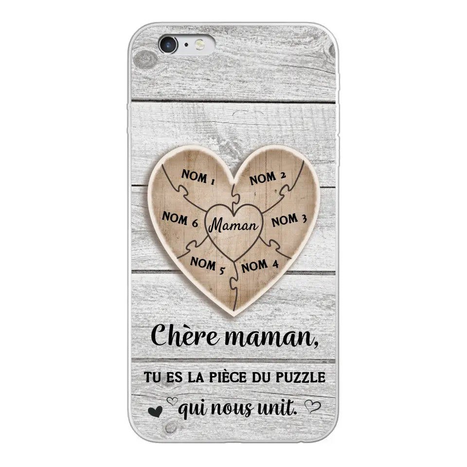 Puzzelstukje - Gepersonaliseerd telefoonhoesje