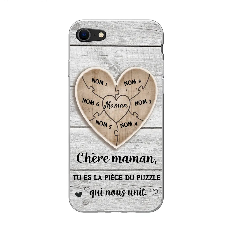 Puzzelstukje - Gepersonaliseerd telefoonhoesje