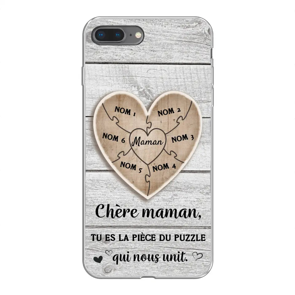 Puzzelstukje - Gepersonaliseerd telefoonhoesje
