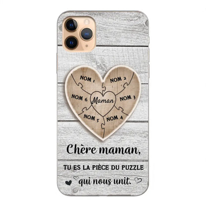 Puzzelstukje - Gepersonaliseerd telefoonhoesje