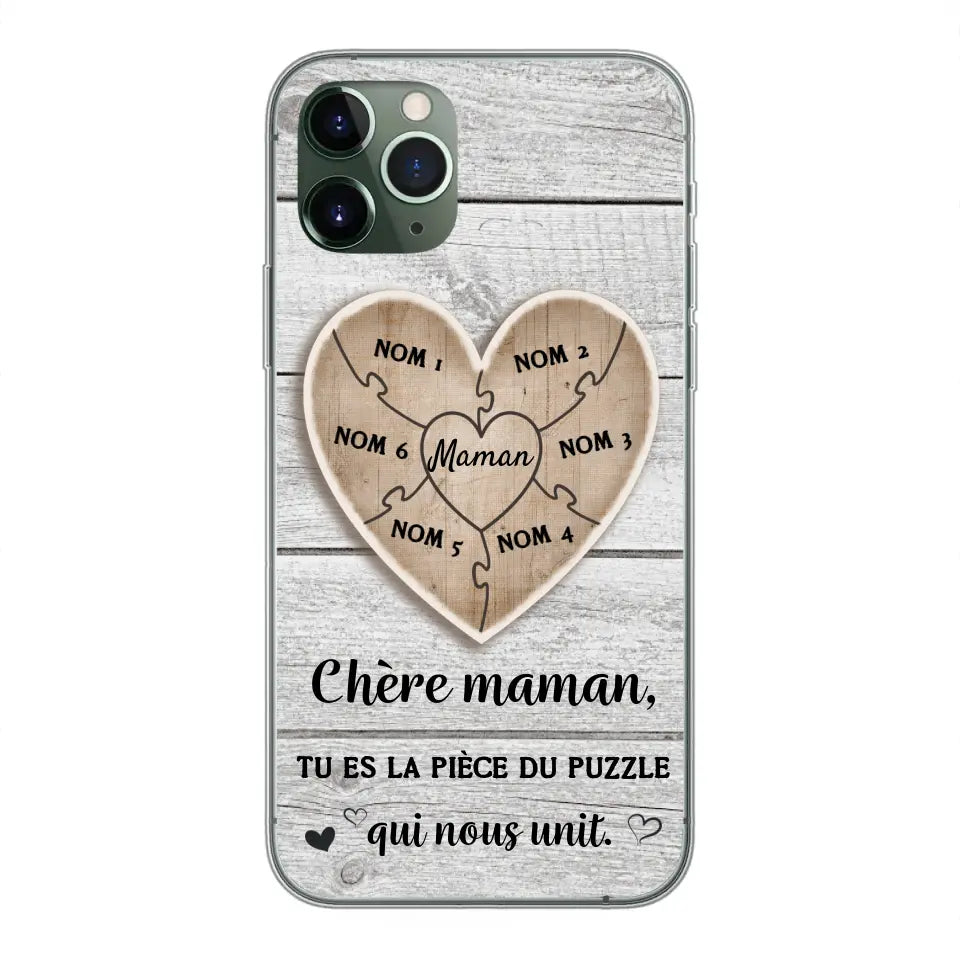 Puzzelstukje - Gepersonaliseerd telefoonhoesje