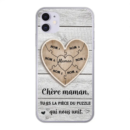 Puzzelstukje - Gepersonaliseerd telefoonhoesje