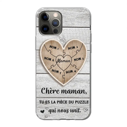 Puzzelstukje - Gepersonaliseerd telefoonhoesje
