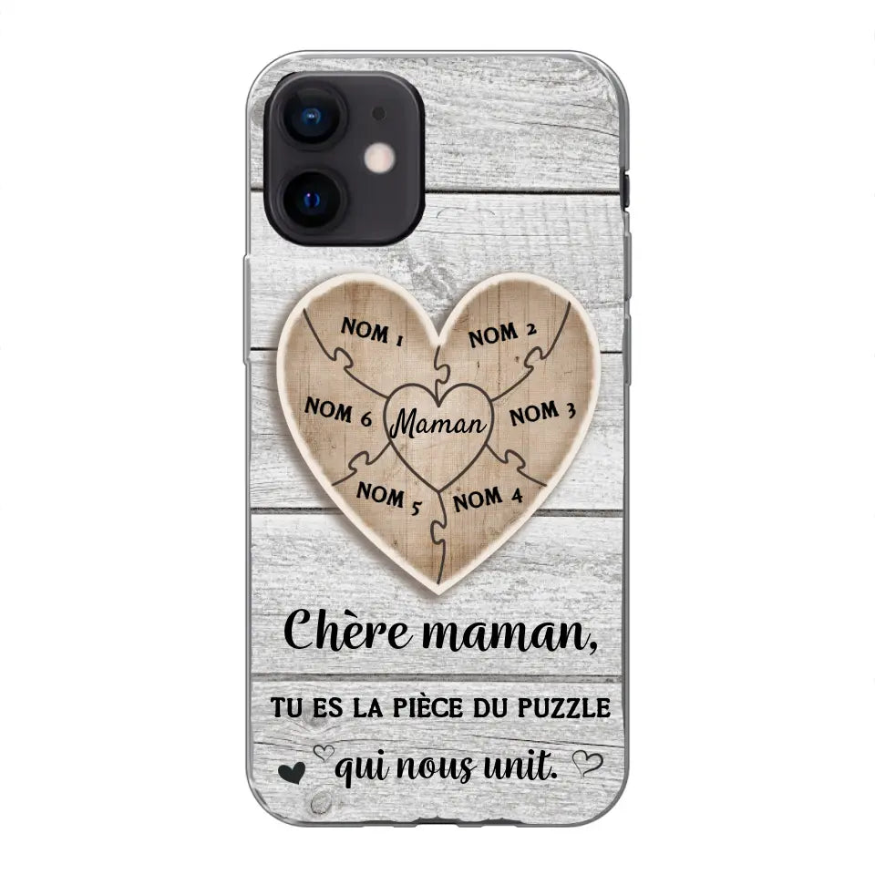 Puzzelstukje - Gepersonaliseerd telefoonhoesje