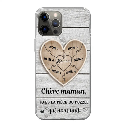 Puzzelstukje - Gepersonaliseerd telefoonhoesje