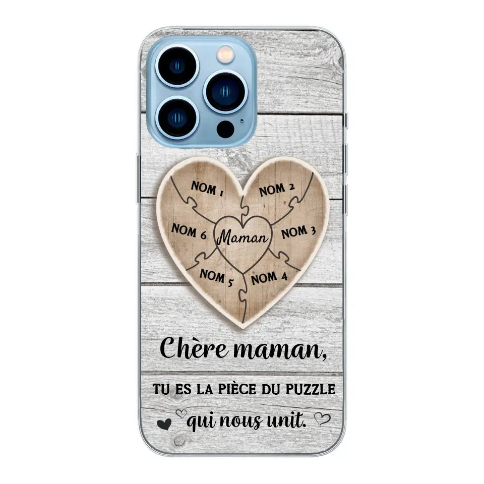 Puzzelstukje - Gepersonaliseerd telefoonhoesje
