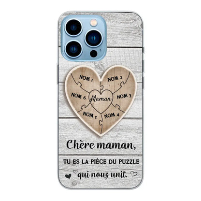Puzzelstukje - Gepersonaliseerd telefoonhoesje