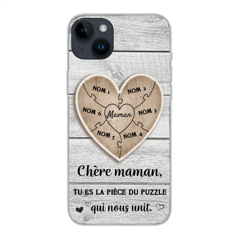 Puzzelstukje - Gepersonaliseerd telefoonhoesje