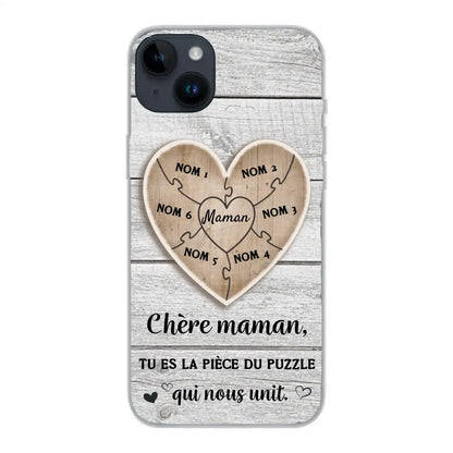 Puzzelstukje - Gepersonaliseerd telefoonhoesje