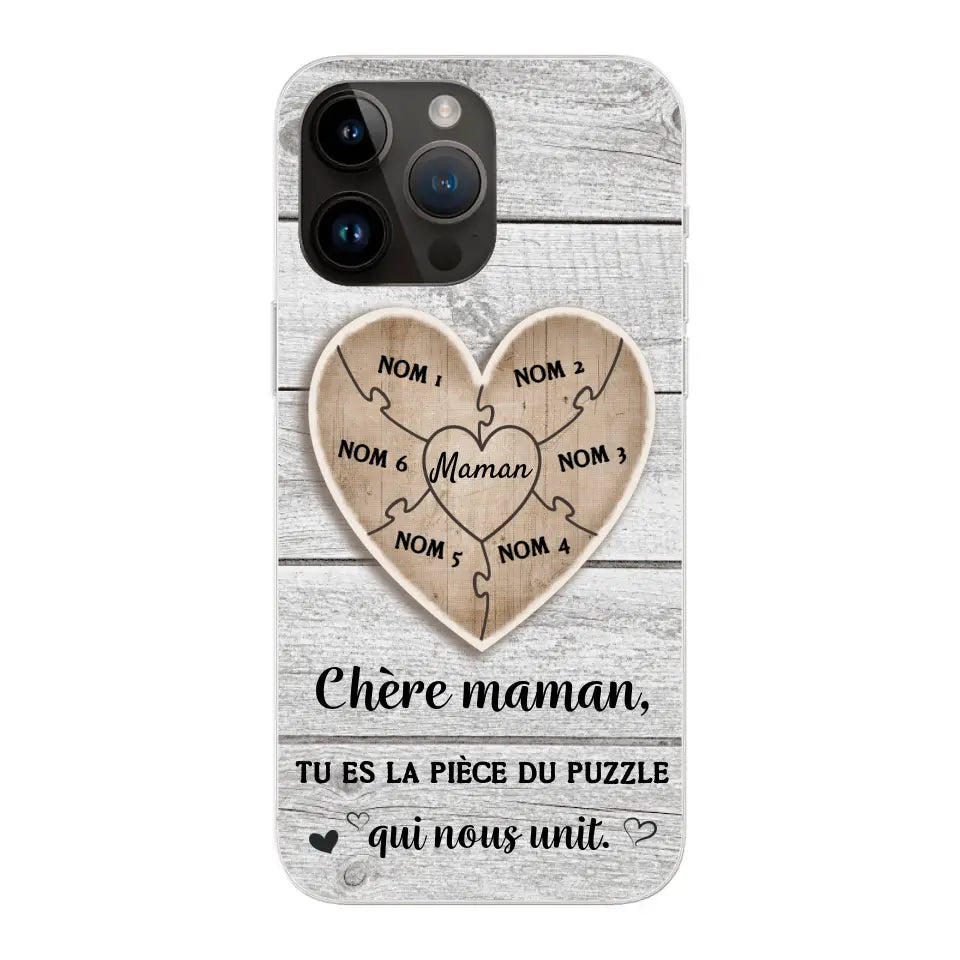 Puzzelstukje - Gepersonaliseerd telefoonhoesje