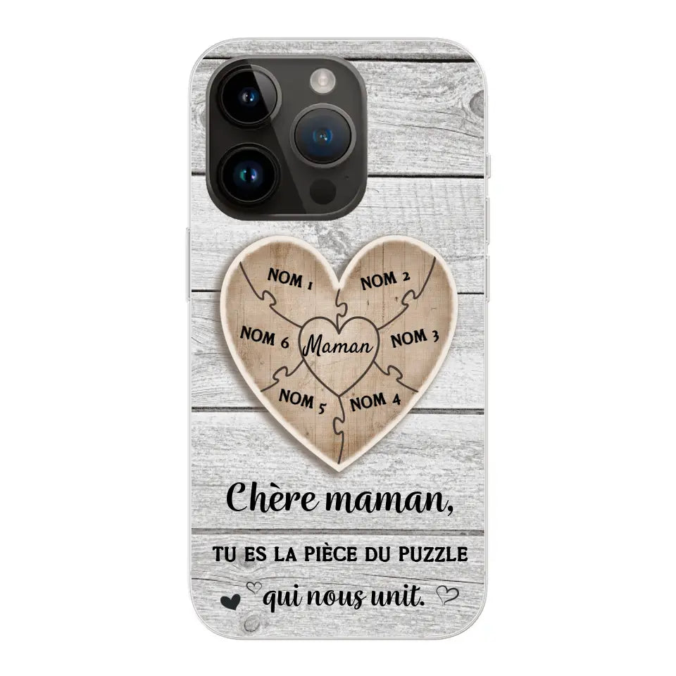 Puzzelstukje - Gepersonaliseerd telefoonhoesje