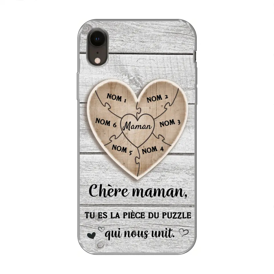 Puzzelstukje - Gepersonaliseerd telefoonhoesje