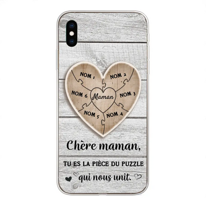 Puzzelstukje - Gepersonaliseerd telefoonhoesje