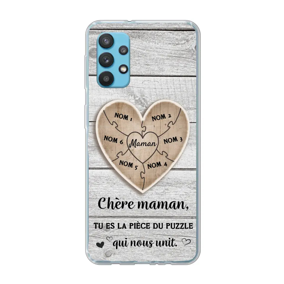 Puzzelstukje - Gepersonaliseerd telefoonhoesje