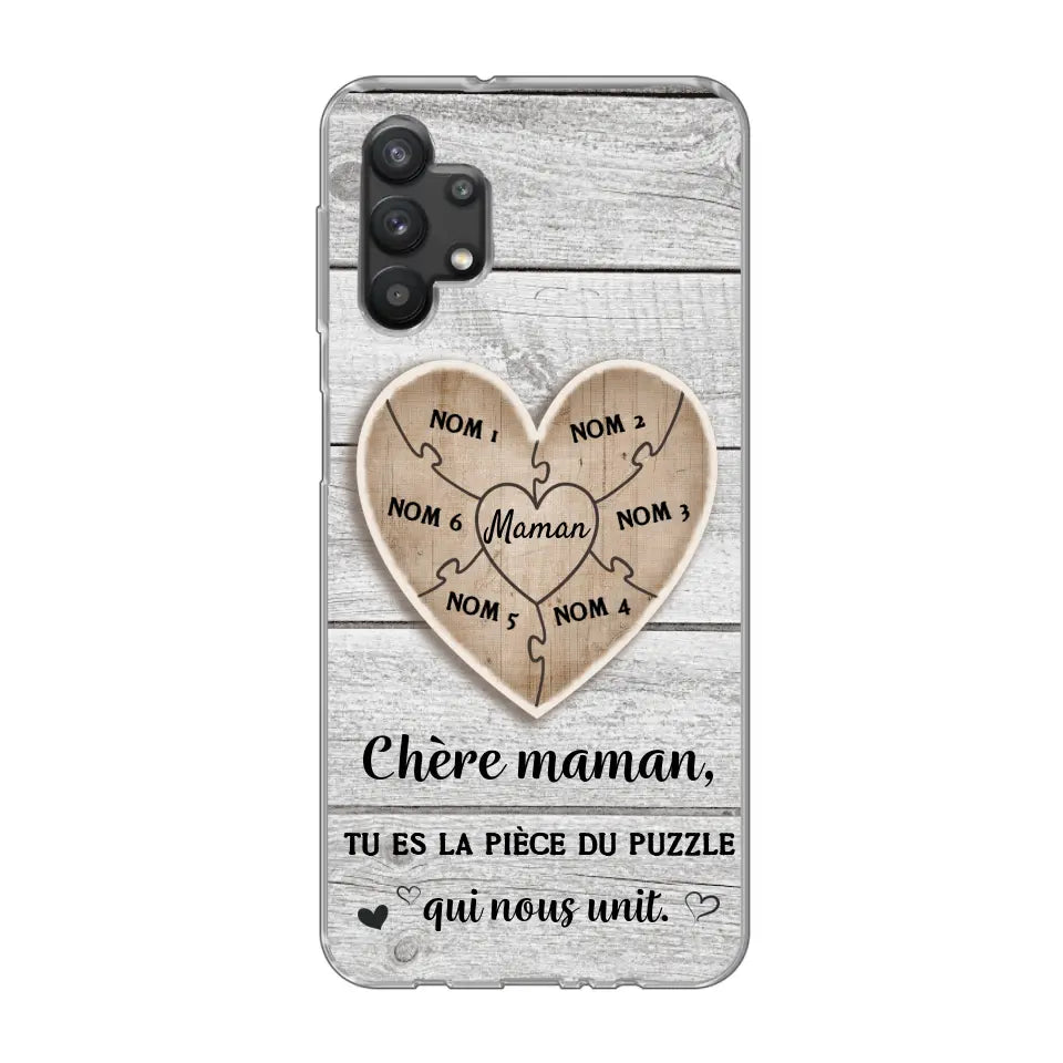 Puzzelstukje - Gepersonaliseerd telefoonhoesje