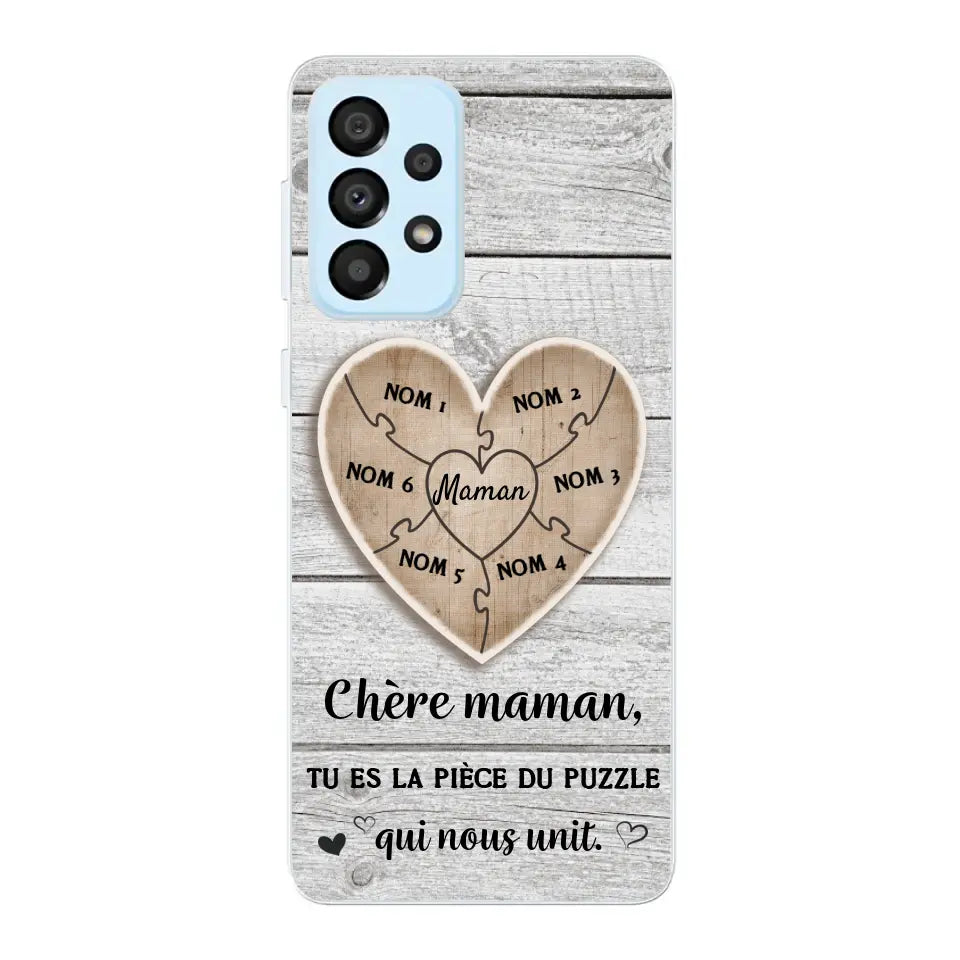 Puzzelstukje - Gepersonaliseerd telefoonhoesje