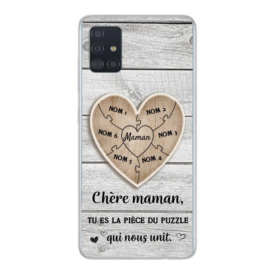 Puzzelstukje - Gepersonaliseerd telefoonhoesje