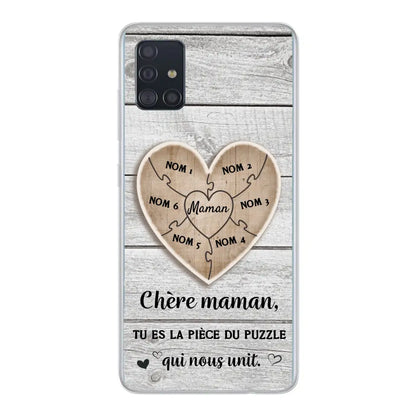 Puzzelstukje - Gepersonaliseerd telefoonhoesje