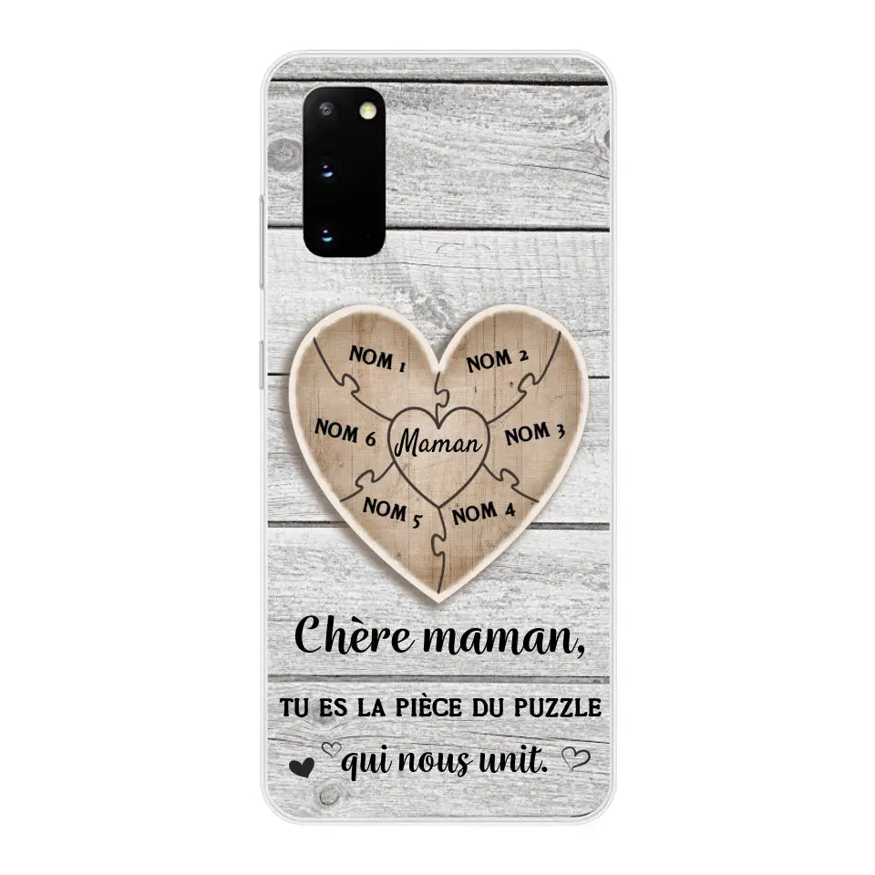 Puzzelstukje - Gepersonaliseerd telefoonhoesje