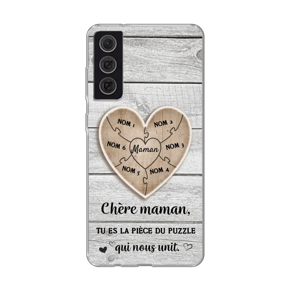 Puzzelstukje - Gepersonaliseerd telefoonhoesje