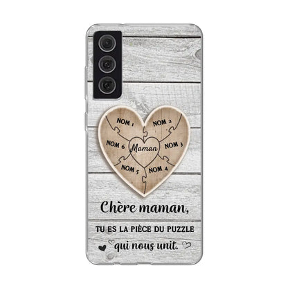 Puzzelstukje - Gepersonaliseerd telefoonhoesje