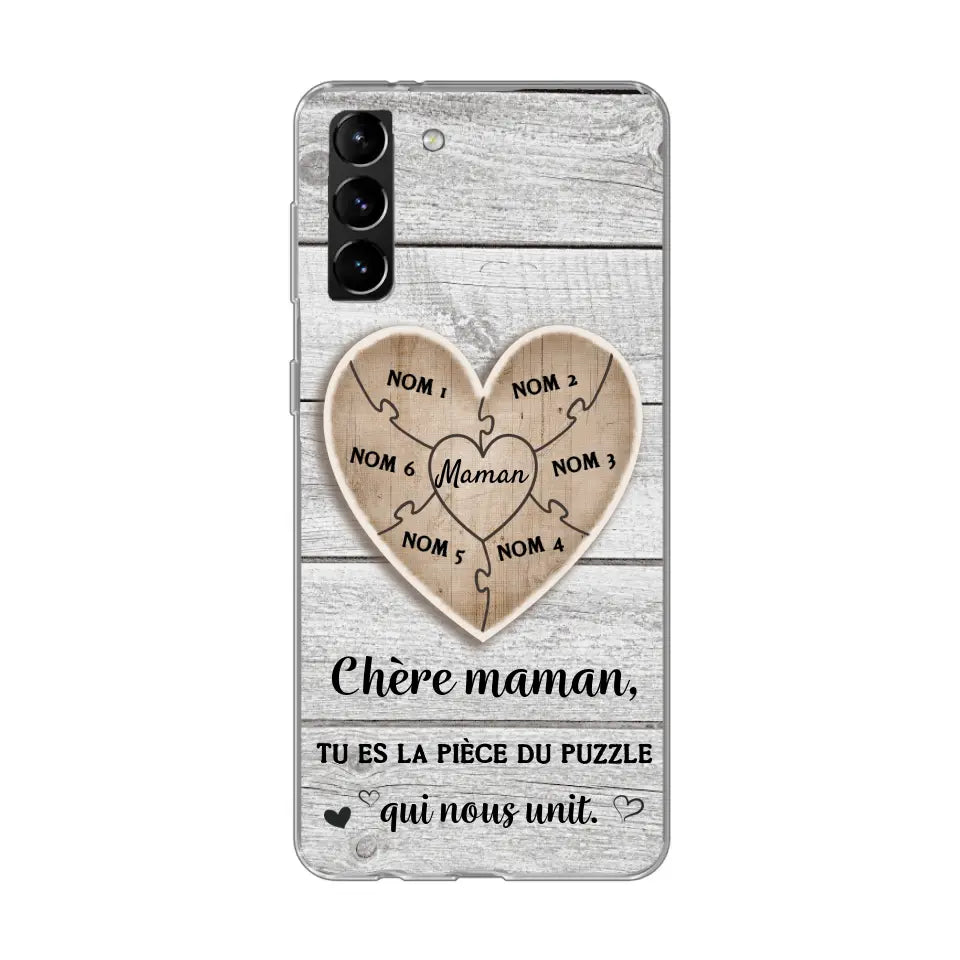 Puzzelstukje - Gepersonaliseerd telefoonhoesje