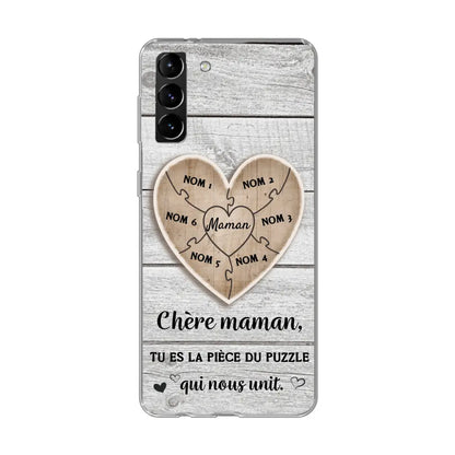 Puzzelstukje - Gepersonaliseerd telefoonhoesje