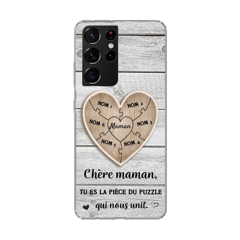 Puzzelstukje - Gepersonaliseerd telefoonhoesje