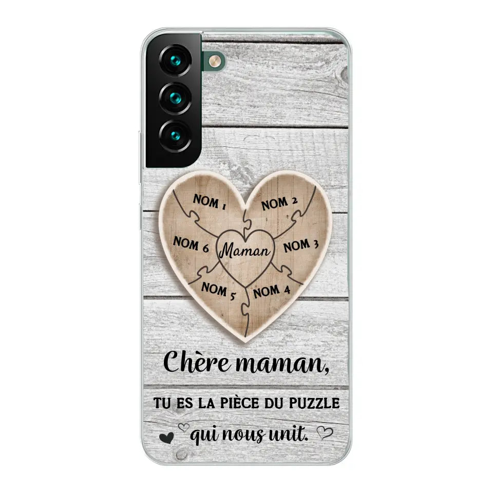 Puzzelstukje - Gepersonaliseerd telefoonhoesje