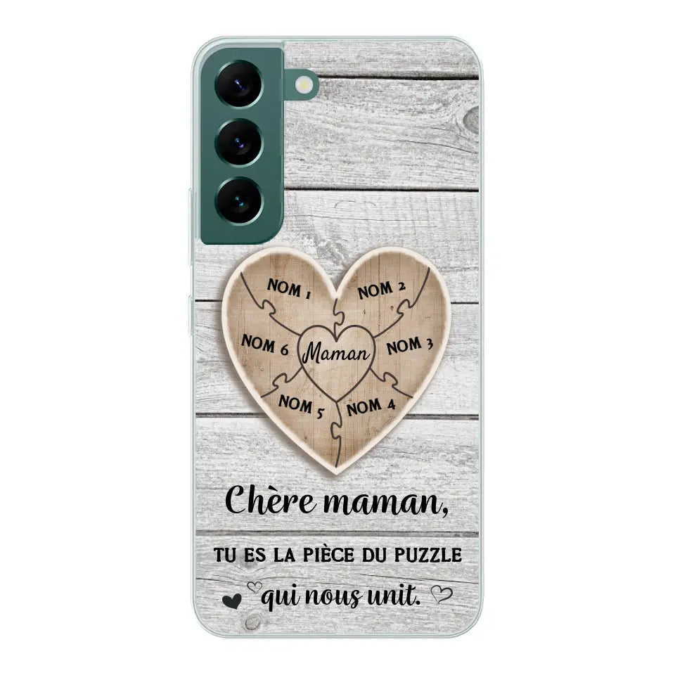 Puzzelstukje - Gepersonaliseerd telefoonhoesje