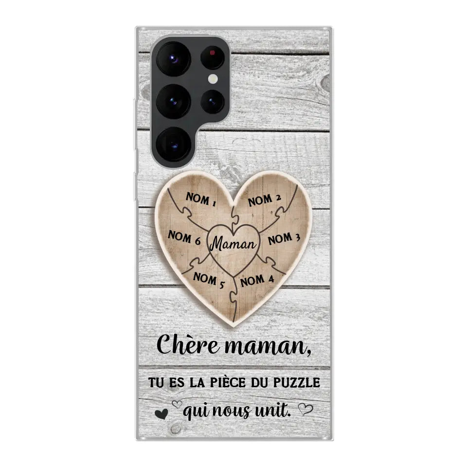 Puzzelstukje - Gepersonaliseerd telefoonhoesje