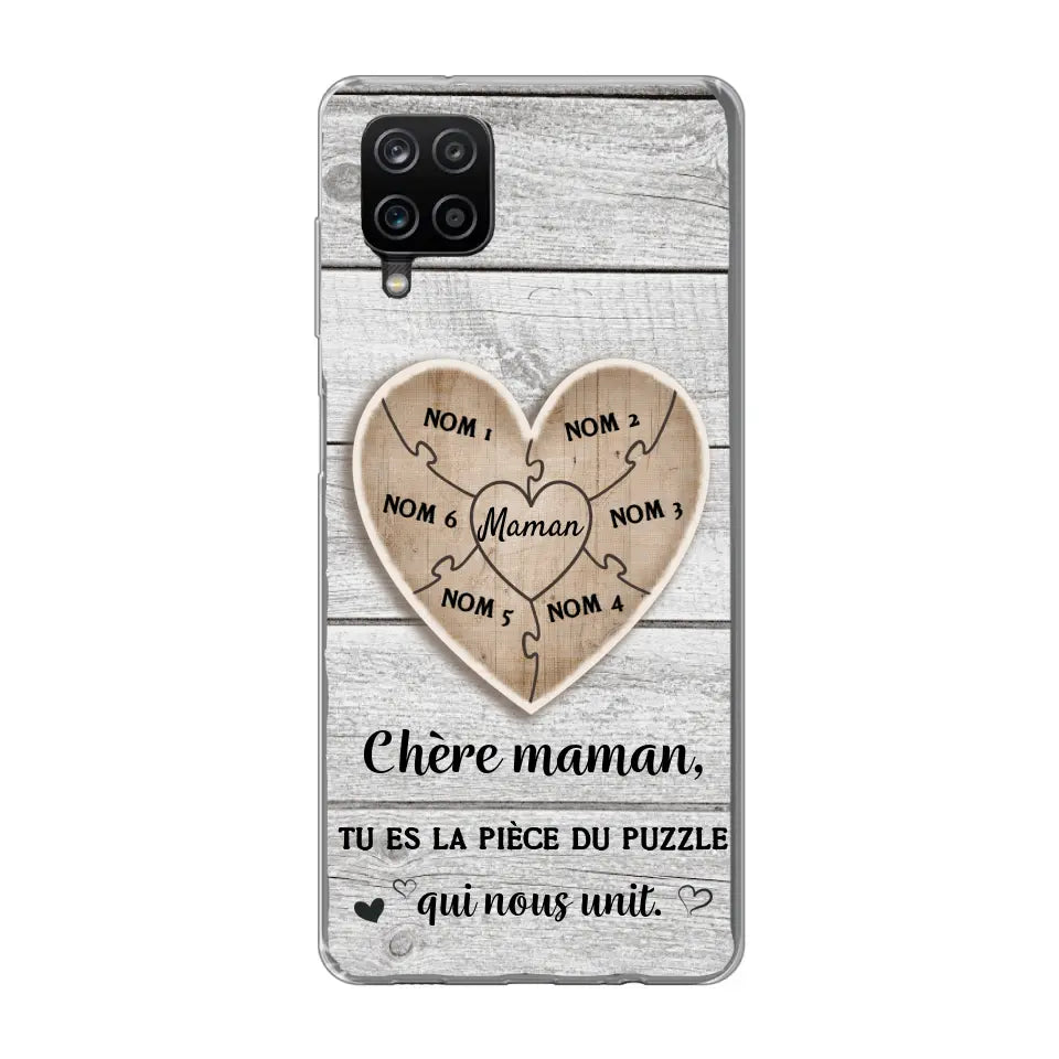 Puzzelstukje - Gepersonaliseerd telefoonhoesje