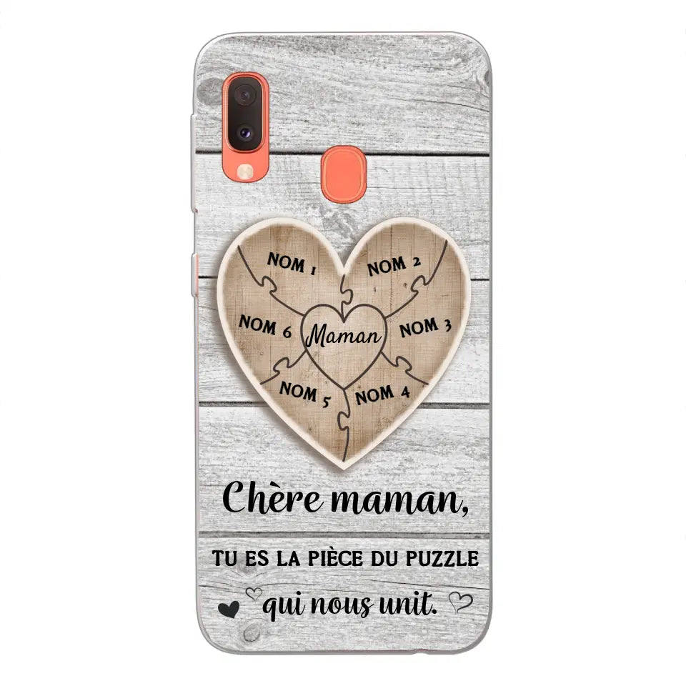 Puzzelstukje - Gepersonaliseerd telefoonhoesje