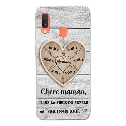 Puzzelstukje - Gepersonaliseerd telefoonhoesje