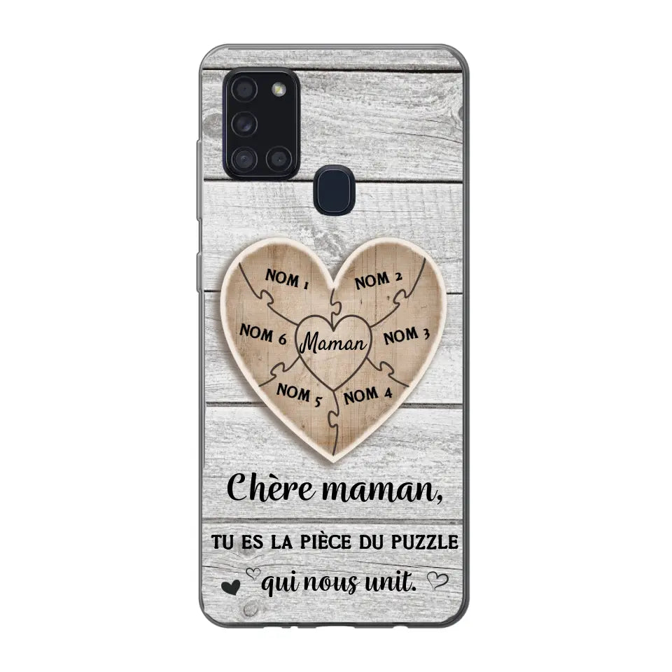 Puzzelstukje - Gepersonaliseerd telefoonhoesje