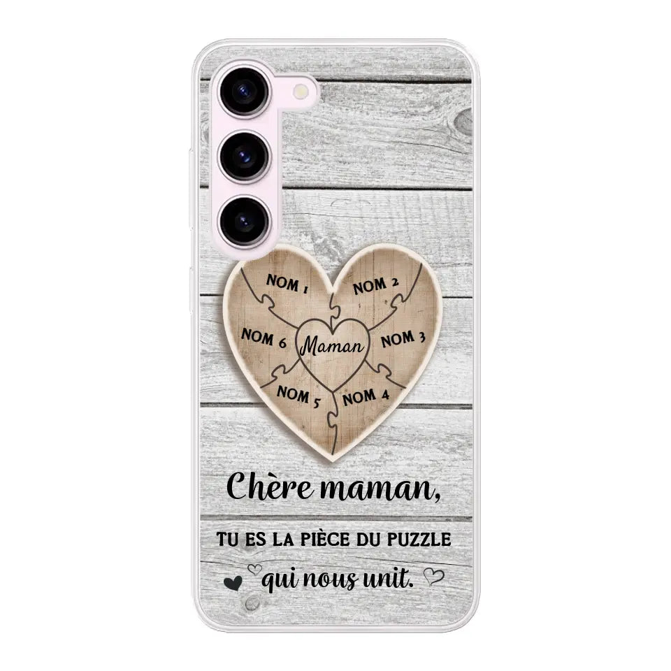 Puzzelstukje - Gepersonaliseerd telefoonhoesje