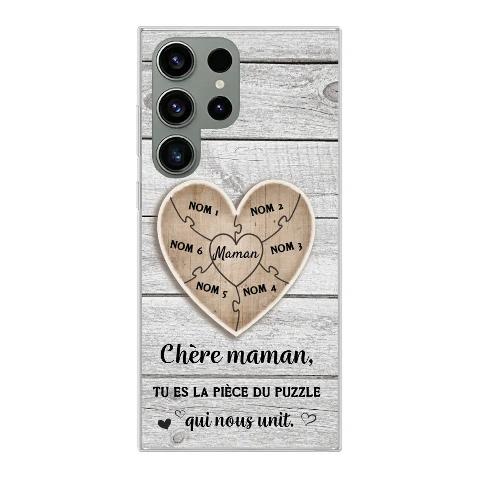 Puzzelstukje - Gepersonaliseerd telefoonhoesje