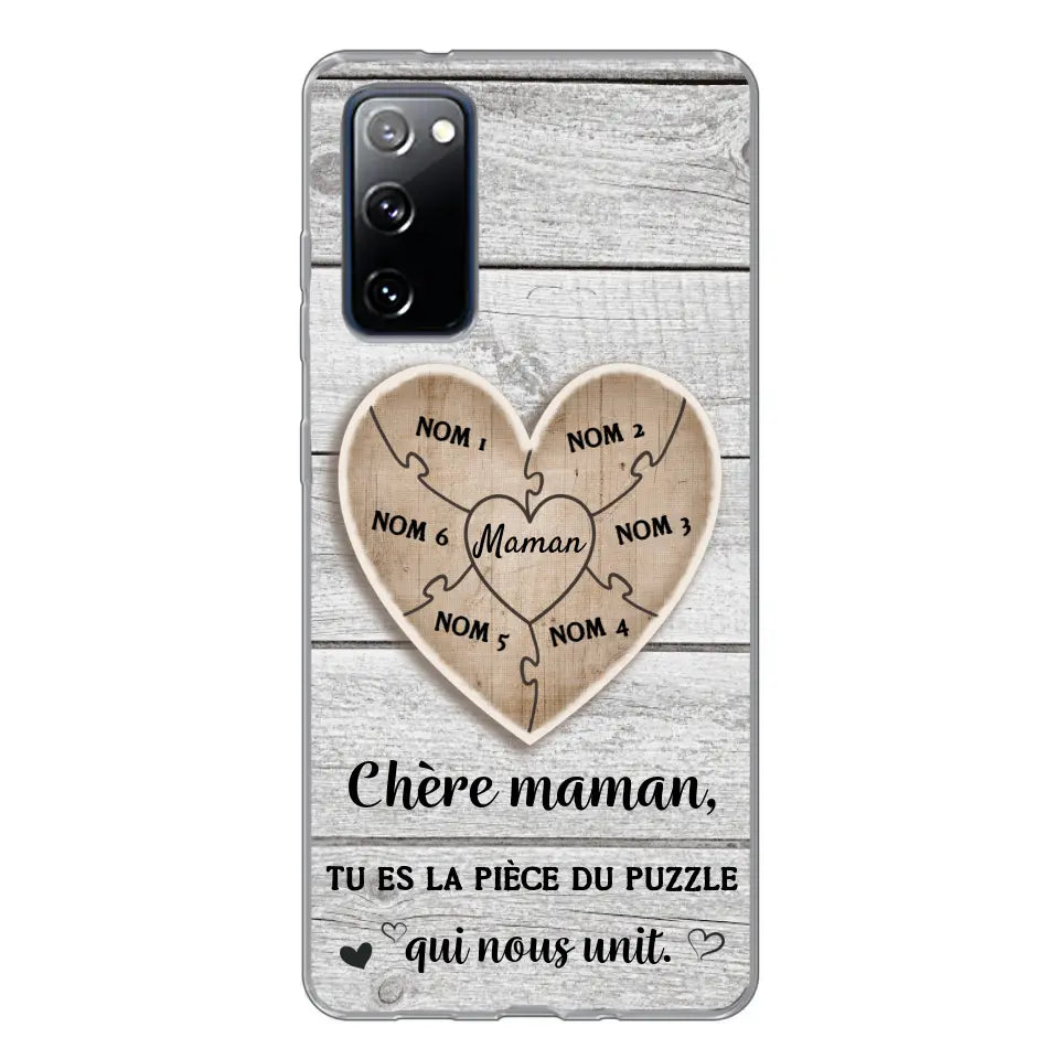 Puzzelstukje - Gepersonaliseerd telefoonhoesje