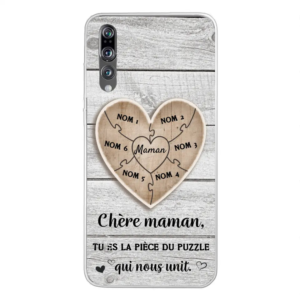 Puzzelstukje - Gepersonaliseerd telefoonhoesje