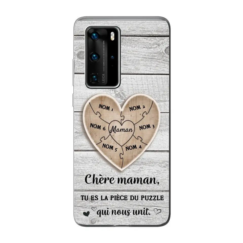 Puzzelstukje - Gepersonaliseerd telefoonhoesje