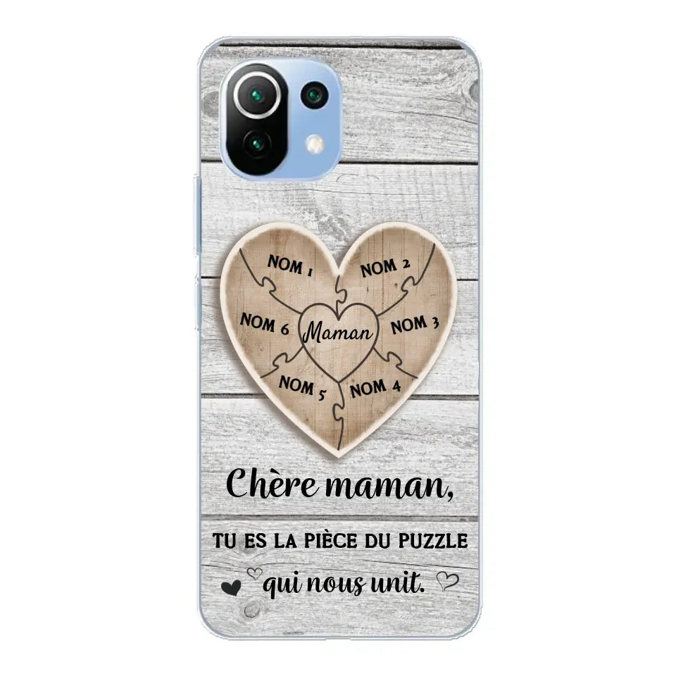 Puzzelstukje - Gepersonaliseerd telefoonhoesje