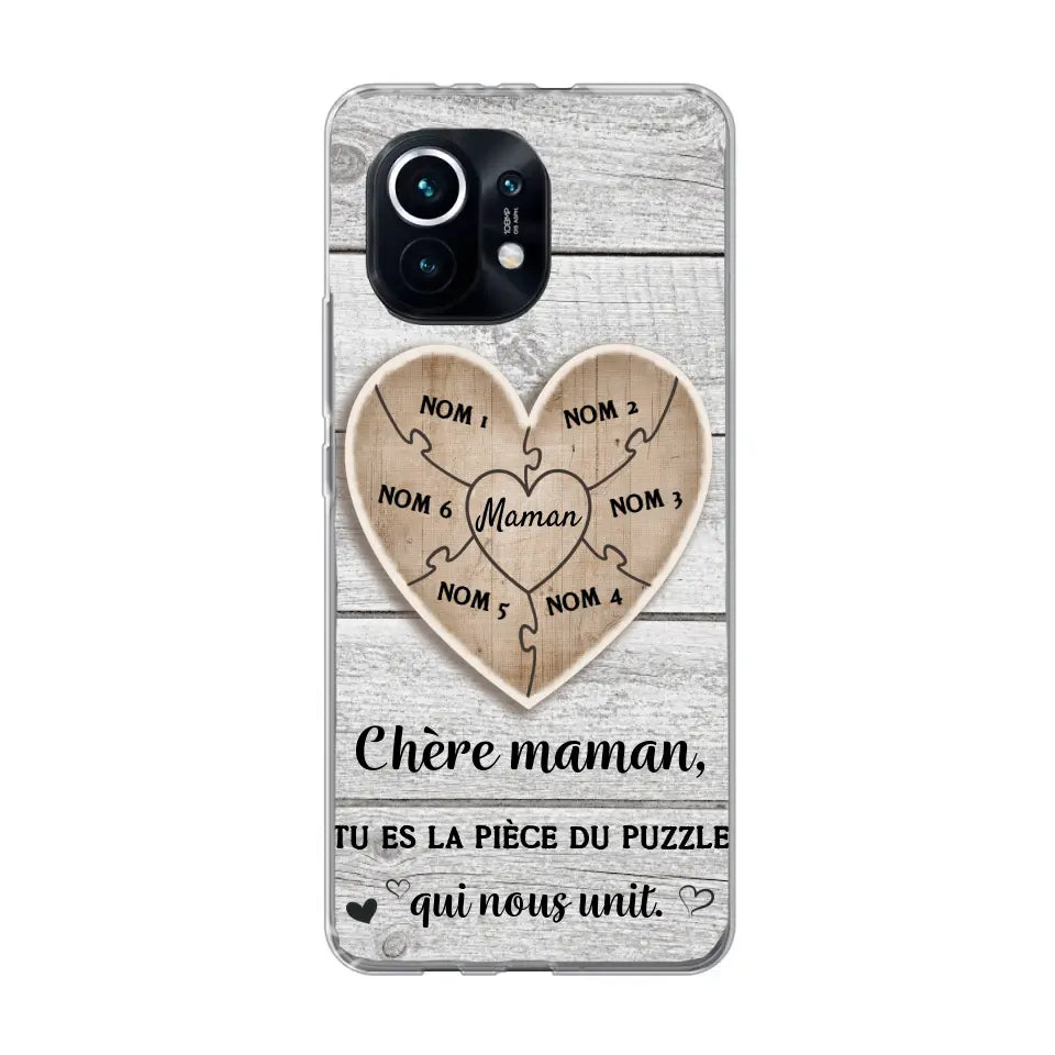 Puzzelstukje - Gepersonaliseerd telefoonhoesje