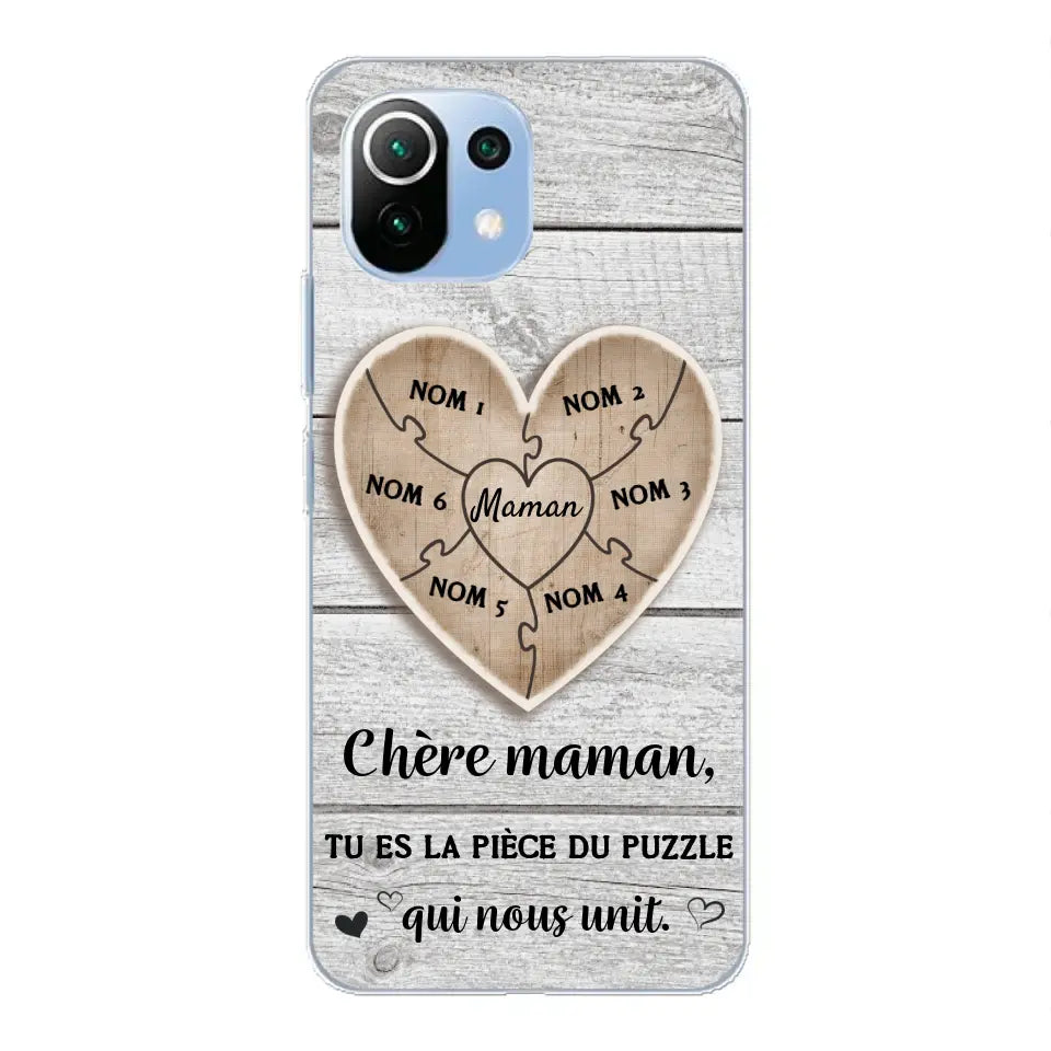Puzzelstukje - Gepersonaliseerd telefoonhoesje